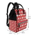 thumbnail image 2 of Yiaed Cute Baseball Print Multi-Function Travel Backpack Nappy Bags, Nursing Bag, Fashion Mummy, Roomy Waterproof for Baby Care, Stylish and Durable, 2 of 5