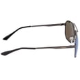 thumbnail image 3 of Gafas de sol Breed Norma polarizadas para hombre, color gris grisáceo y azul, 3 of 3