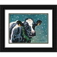 thumbnail image 1 of Mohr, Bonnie 24x19 Black Ornate Wood Framed with Double Matting Museum Art Print Titled - Face to Face Winter, 1 of 4