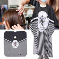 thumbnail image 4 of Robe de coupe de cheveux professionnelle, imperméable, cape de coiffure, tablier en tissu pour salon de coiffure, 4 of 4