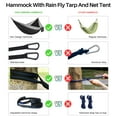 thumbnail image 5 of Eurhowing Ultralight Portable Camping Hammock, 600lbs Capacity Double Hammock with Tree Straps, 2-Person Travel Hammock for Backyard, Backpacking, Camping, 5 of 8