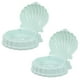 thumbnail image 4 of 2 PCS Bandejas de jabón Forma de concha de mar Platos de jabón Platos de jabón de plástico Recipientes de jabón, 4 of 4