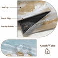 thumbnail image 6 of 3'x5' Area Rugs, Blue Coastal Shell Indoor Outdoor Area Rug for Living Room Bedroom, Beach Summer Seaside Nautical Washable Bathroom Rugs Kitchen Floor Carpet Mats Home Decor Aesthetic, 6 of 8