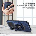 thumbnail image 6 of TJS for Boost Mobile Celero 5G 2024 (3rd Version) Phone Case, with Tempered Glass Screen Protector, [Military Grade] Magnetic Support Car Mount Metal Ring Holder Cover for Celero3 5G (Blue), 6 of 6