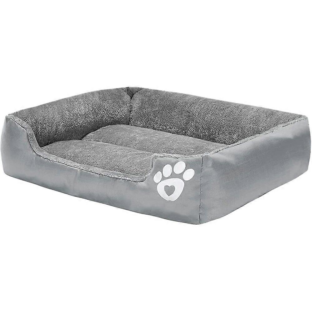 Medium size dog bed, rectangular washable dog bed, comfortable and breathable pet sofa, medium size dog warm orthopedic dog bed