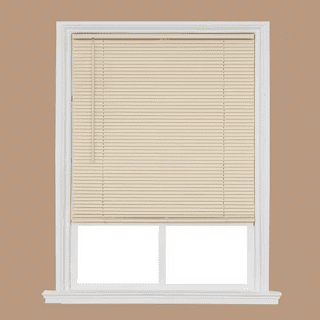 Mainstays 1 in. Cordless, Room Darkening Vinyl Blind, Gray, 34