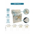 thumbnail image 6 of Watercolor Ocean Colorful Starfish Table Runner 13x60in Non-Slip Cotton Linen Table Runners, Retro Nautical Backdrop Dresser Scarves TableRunner for Dinner Kitchen Dining Wedding Party, 6 of 9