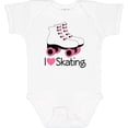 thumbnail image 3 of Inktastic Girls I Heart Skating Girls Baby Bodysuit, 3 of 5