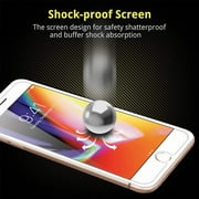 UNBREAKcable Xi Series Tempered Glass Screen Protectors for iPhone 8 Plus/7 Plus [3-Pack] [Full Coverage] [Bubble Free] [9H]