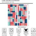 thumbnail image 2 of Focusbrite Kids Building Blocks Toy Curtains, Color Constructor Blocks Abstract Contour Colorful Plastic Brick Geometric Print Pattern Window Drapes for Playroom Set 2 Panels,63x72 Inches, Style-2, 2 of 8