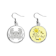 thumbnail image 1 of La pintura corre la línea roja del océano Pendiente Sol Flor Pendiente Joyas Moda Unbranded M, 1 of 3