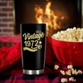 thumbnail image 3 of Happy 51th Birthday Tumblers Gifts for Men Women, Back in 1972 Stainless Steel Tumblers Gifts, 1972 51 Years Old Anniversary Birthday Gift For Wife Husband Mom Dad, 3 of 6
