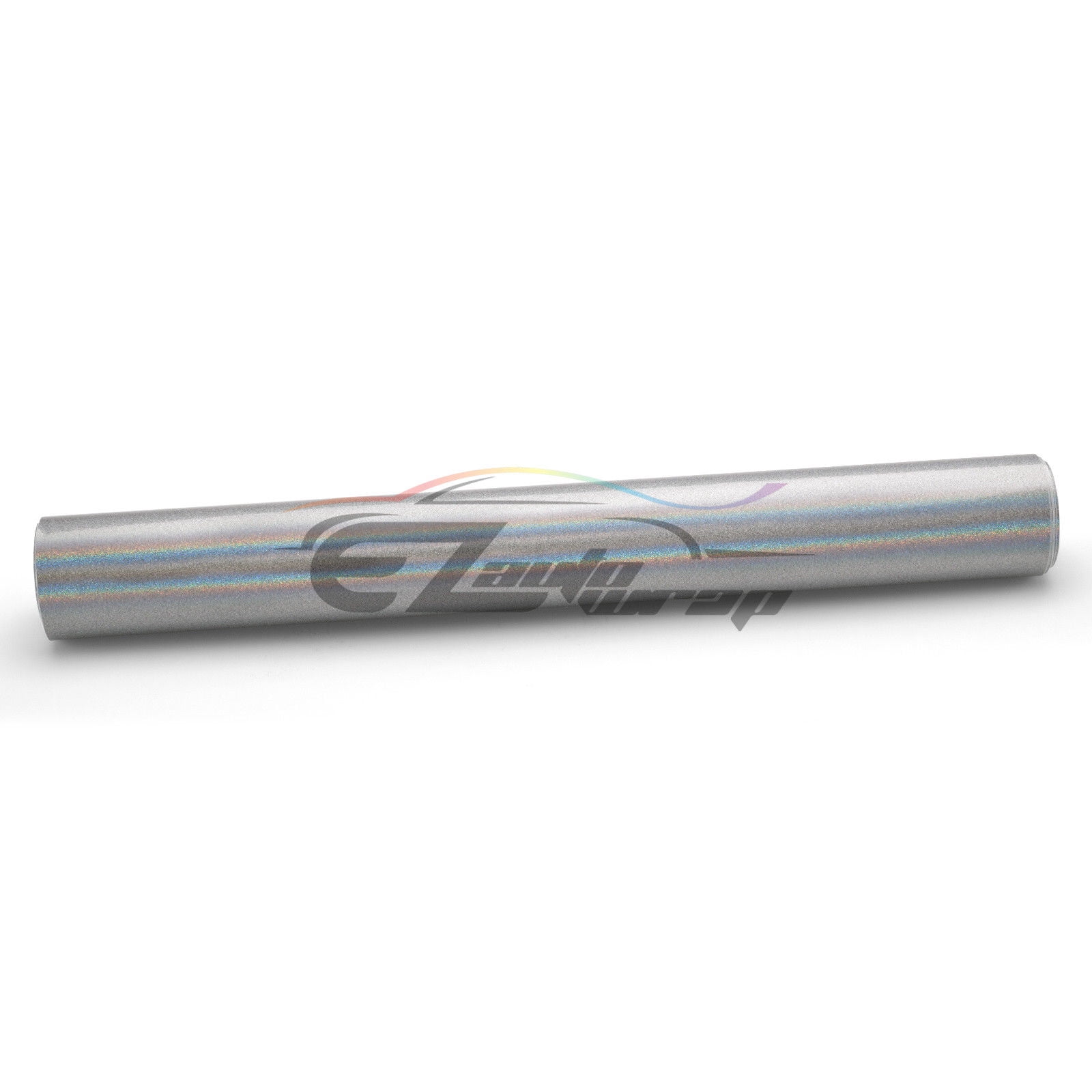 60"x180" Psychedelic Silver Gloss Metallic Rainbow Holographic Vinyl Wrap Sticker