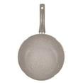 thumbnail image 2 of Marble Stone Beige Non-Stick Deep Frying Pan 10.2", 2 of 4