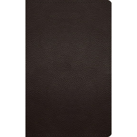 ESV Thinline Bible, Red Letter (Buffalo Leather, Deep Brown), (Hardcover)