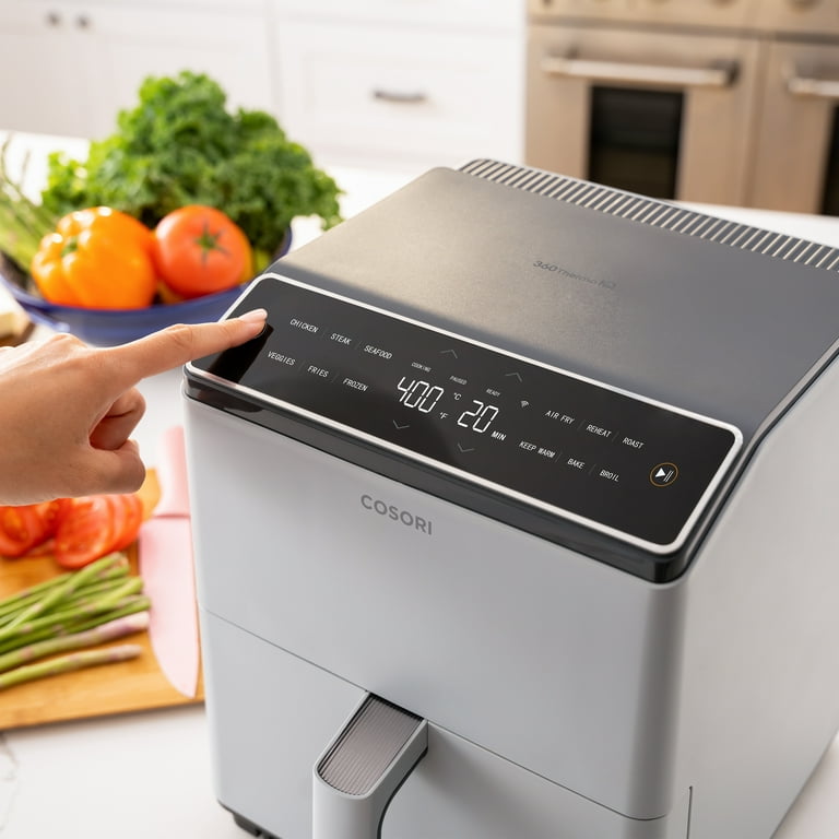 Innsky Air Fryer 5.8QT, 1700W Air Fryer Oven XL for Air Frying, Roasting  Electric Hot Fryer with LED Touchscreen, 7 Cooking Presets, Preheat & 32  Recipes Book (Black): Buy Online at Best