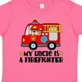 thumbnail image 4 of Inktastic Fireman Uncle is a Firefighter Boys or Girls Toddler T-Shirt, 4 of 5
