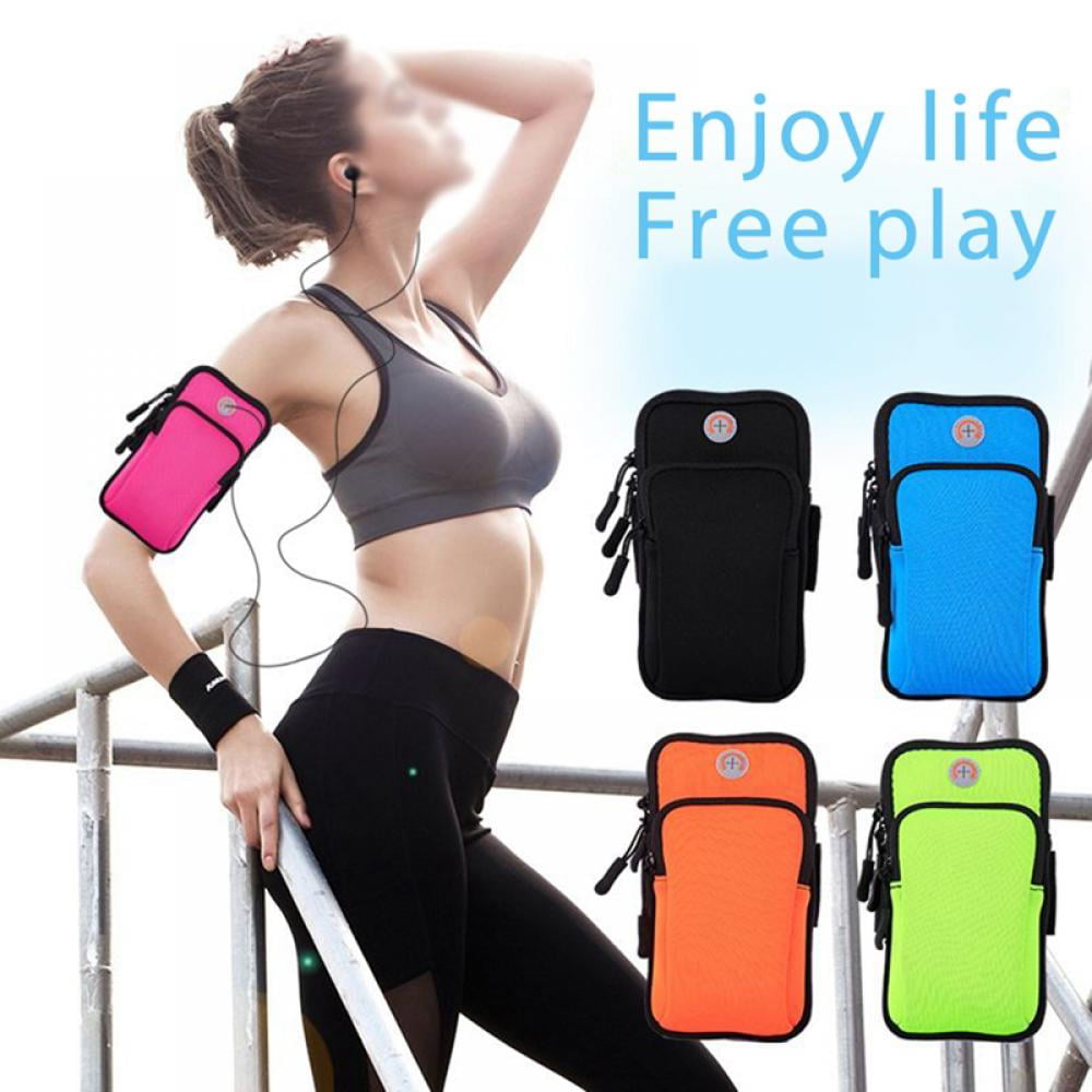 Jolly Universal 6" Phone Armband Gym Phone Holder Arm,iPhone Pouch iPhone Arm Case For IPhone Samsung Huawei Walmart.com