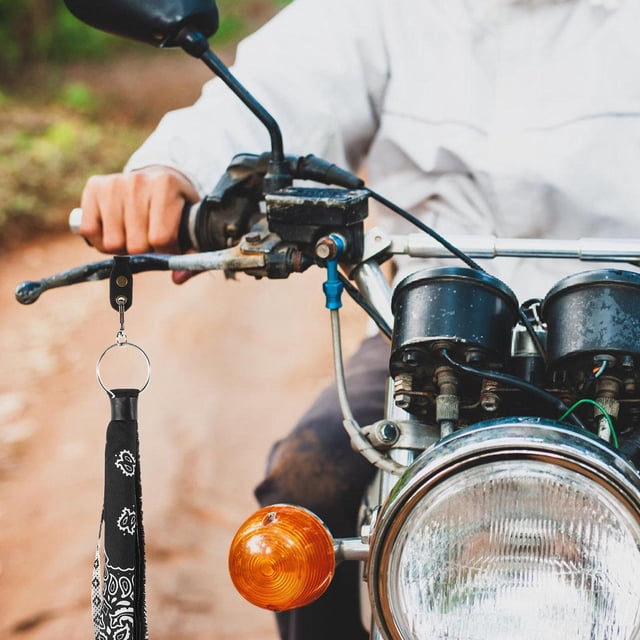 unbranded Adorno De Manillar Para Motocicleta Con De Tela Y Moderno Decorativo