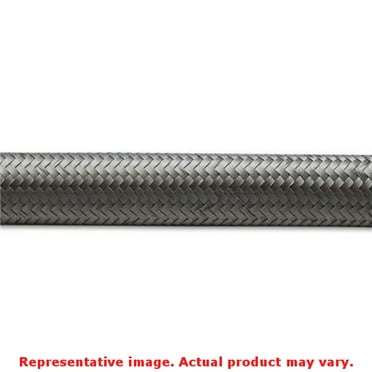 Vibrant Performance 11924 VIB11924 20FT ROLL OF STAINLESS STEEL BRAIDED FLEX HOSE; AN SIZE: -4; HOSE ID 0.22IN