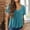 *Mint Green, variant on ClodeEU Women's V Neck Short Sleeve Top ,Loose Fit Casual Blouse with Pleated White,Womens Plus M