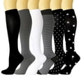 thumbnail image 1 of WEAIXIMIUNG Compression Socks for Women 15-20 Mmhg Adult Sports Compression Socks Sports Socks Elastic Socks Stockings Compression Socks, 1 of 2