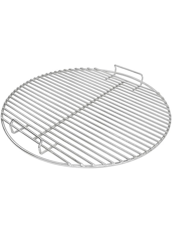 Bbq Shiny Nickel Plated Steel Cooking Grid For Weber Charcoal Grills,Jom Barbecue Grill,Smokey Mountain Cooker Smoker, Bar-B-Kettle, 17.5" A