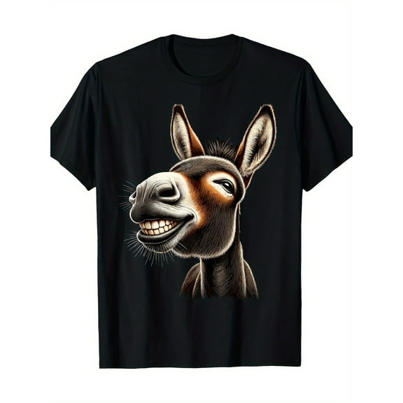 Funny Donkey 220g 100% Cotton T-Shirt