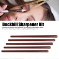thumbnail image 4 of 4 in 1 Eyebrow Pencil Sharpener Set Professional Duckbill Sharpener Kit for Makeup Beauty GoldenBrown Eyebrow Pencil (brown), 4 of 5