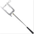 thumbnail image 1 of LEEYNEER Telescoping Automatic Boat Dock Hook Stainless Steel Dock Hook Cable Wire Guider Ship Parking Tool Multi-Function Alloy Telescopic Mooring Rope Threading Hook  Stainless Steel Do, 1 of 5
