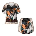 thumbnail image 4 of Lsque Pug Dog Women's Short-Sleeved Pajama Set - 2 Piece Soft and Lightweight Sleepwear Set-4X-Large, 4 of 9