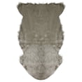 thumbnail image 2 of Northlight 2' x 3' Furry Chic Latte Brown Faux Fur Plush Pile Area Throw Rug, 2 of 2