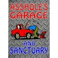 thumbnail image 1 of A**hole's Garage And Sanctuary Parking Sign, 1 of 1