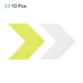thumbnail image 3 of Uxcell Reflective Stickers, 10 Pack 2.36 x 2.36 Inch Adhesive Night Arrow Shape Safety Tape Reflector, Green, 3 of 5