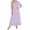 Purple, variant on Guluxicc Nightgowns for Women Casual Short Sleeve Flowy Soft Comfortable Pullover Sleepwear Dress Ladies Loungewear, Blue