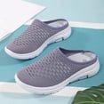 thumbnail image 6 of AJGRHE Women's Casual Shoes Casual On Sneakers Breathable Mesh Toe Cover Summer Walking Shoes Soft Sole Outdoor Loafers Purple 42, 6 of 9