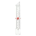 thumbnail image 4 of Raindrops Aluminium Sewing Gauge for Clothes Making with Sliders Quilting Ruler Silver for Home Use 12 inches, 4 of 8