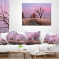 thumbnail image 3 of Designart Fairy Autumn Sunrise with Lonely Tree - Landscape Printed Throw Pillow - 16x16, 3 of 4
