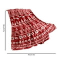 thumbnail image 3 of kladzum Christmas Throw Blanket Flannel Conditioning Nap Blankets Deer Snowflake Xmas Tree Throw Blanket Double Sided Velvet Christmas Blanket for Bedroom, Sofa, Bed, Couch, Holiday Gifts, 3 of 6