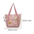 thumbnail image 2 of Bolso Mano Kawaii para Mujer Con Compras Lona Niñas, 2 of 9