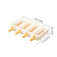 thumbnail image 3 of Konghyp Ice Cream Maker, Food Grade Plastic, Soft Ice Cream Mold, Easy Demolding, Homemade Ice Cream Container, Stackable Refrigerator Storage, 3 of 6