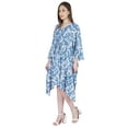 thumbnail image 7 of Moomaya Printed Short Kaftan For Women Kimono Swimwear Cover-Up Beach Caftan, 7 of 7
