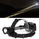 thumbnail image 2 of Linterna frontal LED impermeable negra de 6800 lúmenes, 3 modos, carga USB, banco de energía, 2 of 8