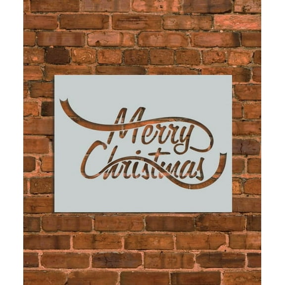 Christmas Decor Sign Stencil
