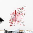 thumbnail image 1 of Cherry Blossom and Bird Wall Mural by Wallmonkeys Peel and Stick Graphic (24 in H x 18 in W) WM19781, 1 of 4