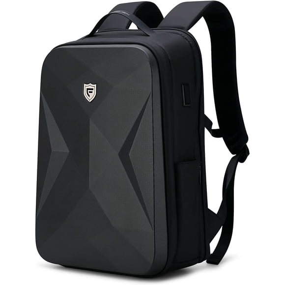 FENRUIEN Bolso para Portátil Oxford Antirrobo Impermeable para Adultos de 17 Pulgadas, Negro, 1 Pieza