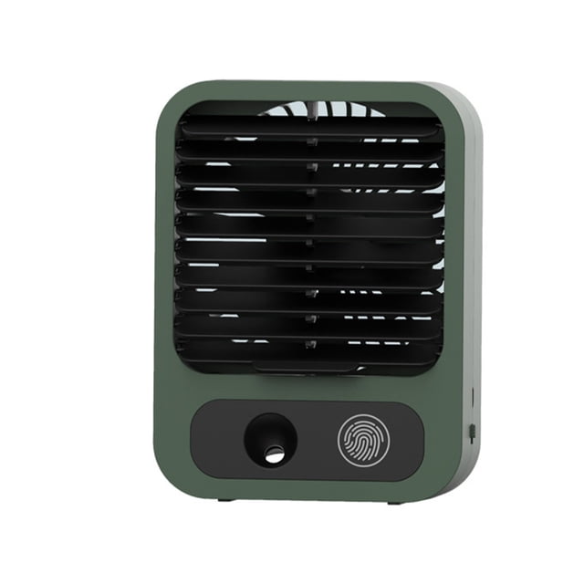 Matsuzay Ventilador de niebla, enfriador de verano recargable portátil, aire acondicionado deportivo de bajo ruido, humidificador de refrigeración de Accesorios para electrodomésticos Verde Matsuzay HA063593-02B