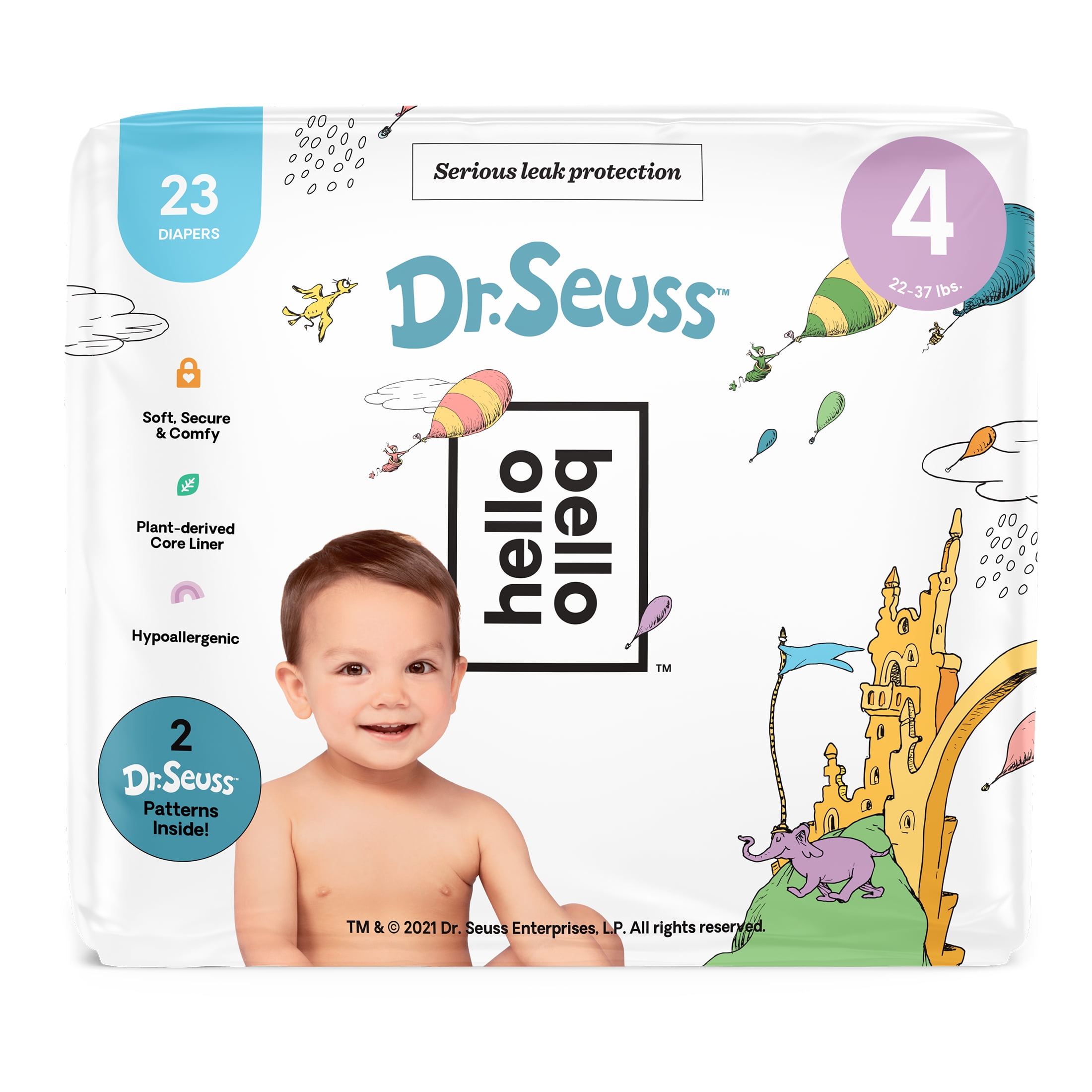 Buy Hello Bello Diapers Dr. Seuss Size 4 23ct Online in India