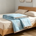 thumbnail image 6 of JOGZMZ Lightweight Summer Cooling Quilt Full Size Soft Breathable Skin-Friendly Air Conditioner Comforter Machine Washable All Season Bedspread for Twin Bed 55x79 Inch, 6 of 6