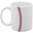 thumbnail image 2 of Baseball White All Over Coffee Mug, 2 of 2